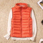 Women’s Lightweight Padded Gilet Orange