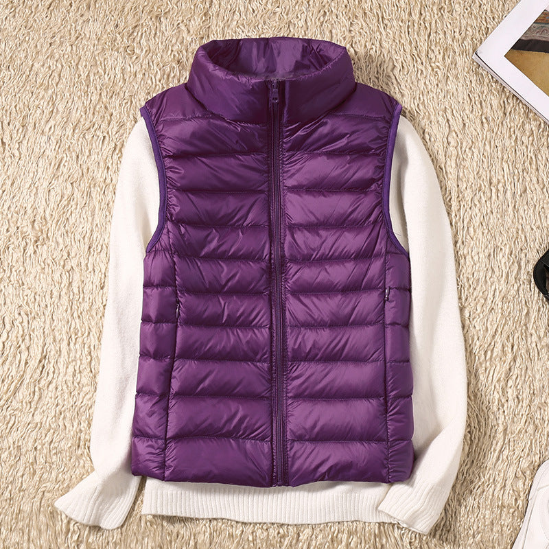 Women’s Lightweight Padded Gilet Purple