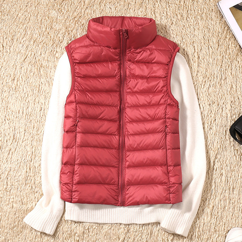 Women’s Lightweight Padded Gilet Red