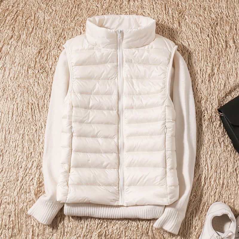Women’s Lightweight Padded Gilet White