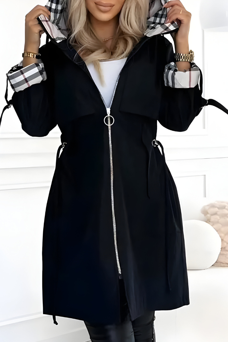Women’s Elegant Lightweight Parka Black