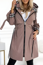 Women’s Elegant Lightweight Parka Brown