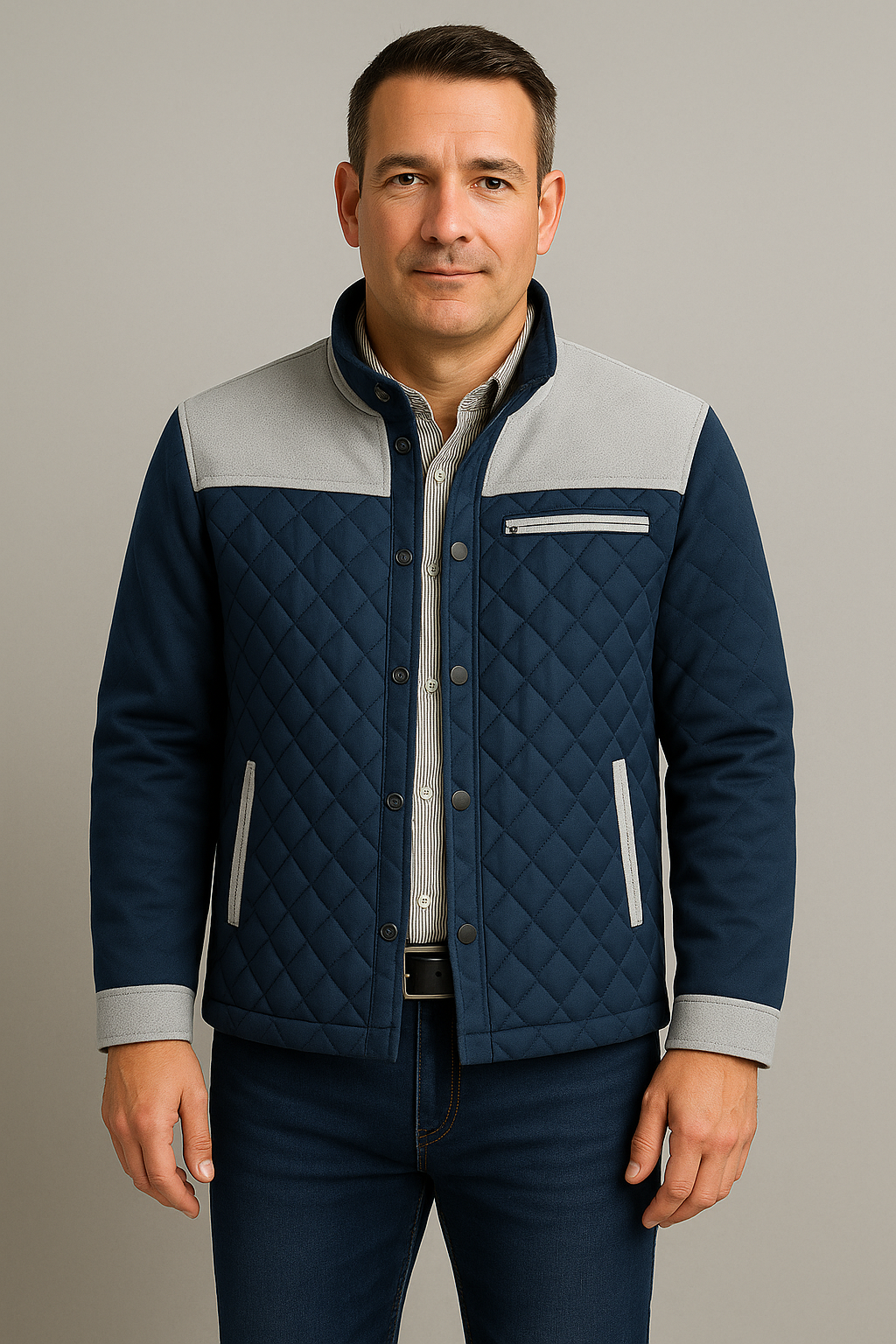 Men’s Luxe Comfortable Jacket Grey