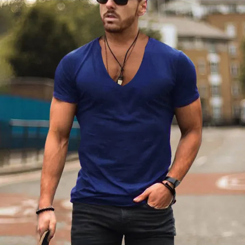 Men’s Lightweight Breathable Summer T-Shirt Blue