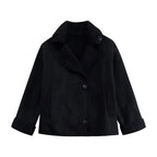 Women’s Stylish Oversized Winter Coat Black