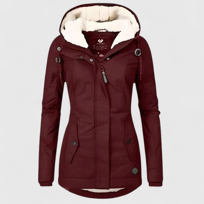 Women’s Warm Padded Winter Coat Red