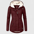 Women’s Warm Padded Winter Coat Red