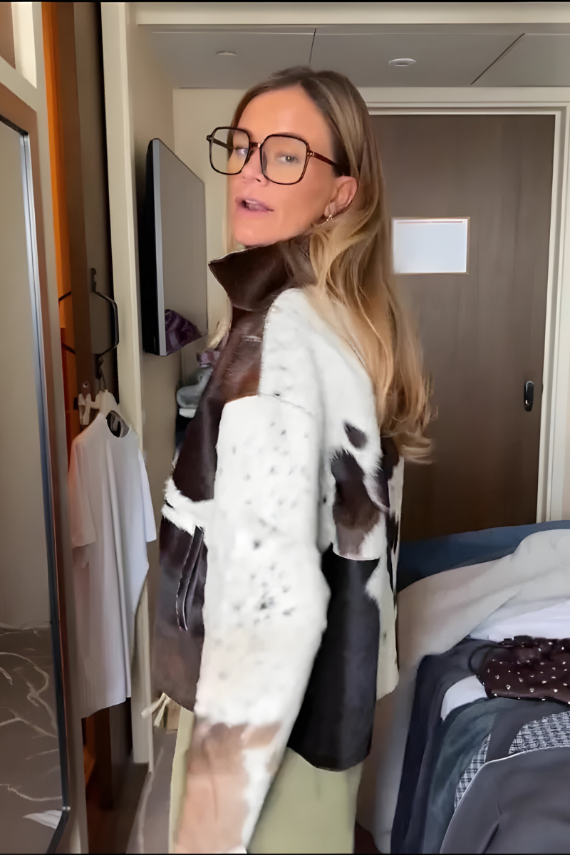 Women’s Stylish Patterned Jacket with Zip
