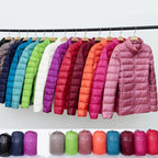 Women’s Ultra-Light Puffer Jacket with Fine Pleats