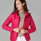 Women’s Ultra-Light Puffer Jacket with Fine Pleats