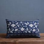 Elegant Cushion Cover with Heritage Porcelain Art Design Porcelain F