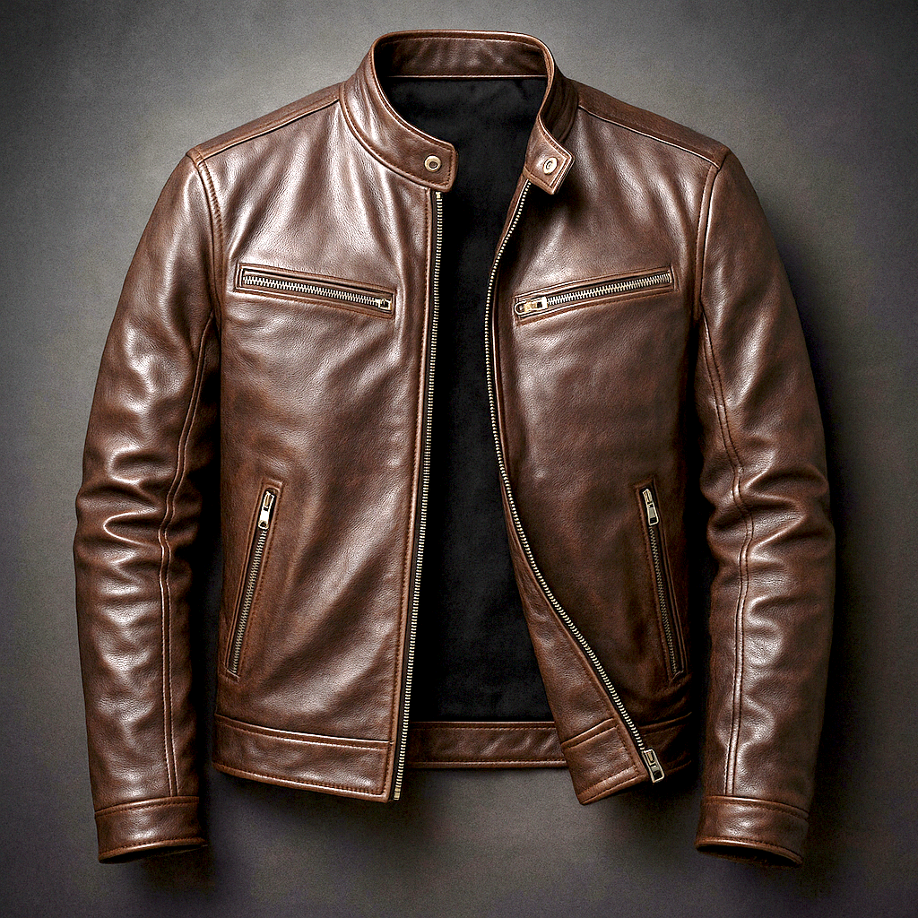 Men’s Casual Leather Jacket