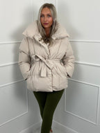 Women’s Stylish Cropped Puffer Jacket