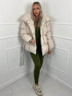 Women’s Stylish Cropped Puffer Jacket