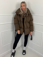 Women’s Stylish Cropped Puffer Jacket