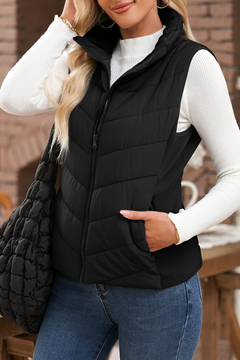 Women’s Warm Quilted Puffer Gilet