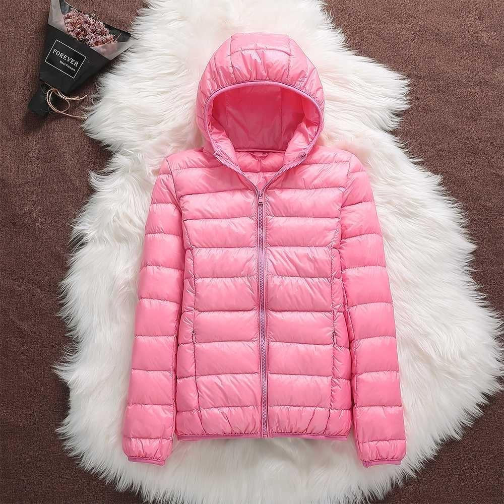 Women’s Lightweight Quilted Puffer Jacket Fuchsia