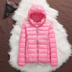 Women’s Lightweight Quilted Puffer Jacket Fuchsia
