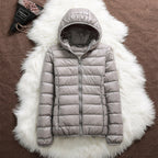 Women’s Lightweight Quilted Puffer Jacket Grey