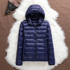 Women’s Lightweight Quilted Puffer Jacket Navy