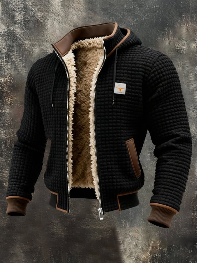 Men’s Comfortable Quilted Winter Gilet Black