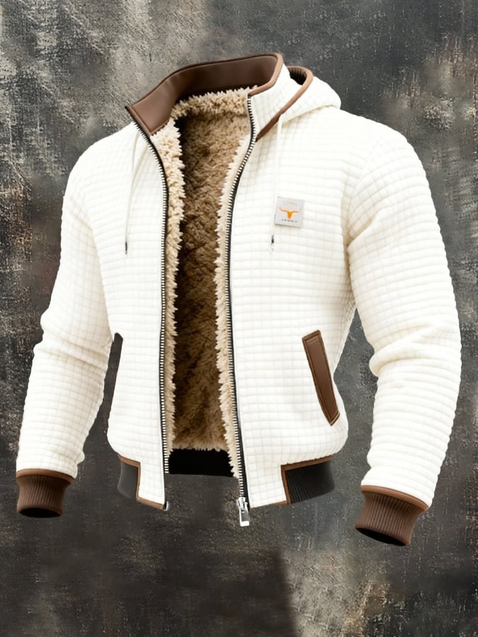 Men’s Comfortable Quilted Winter Gilet White