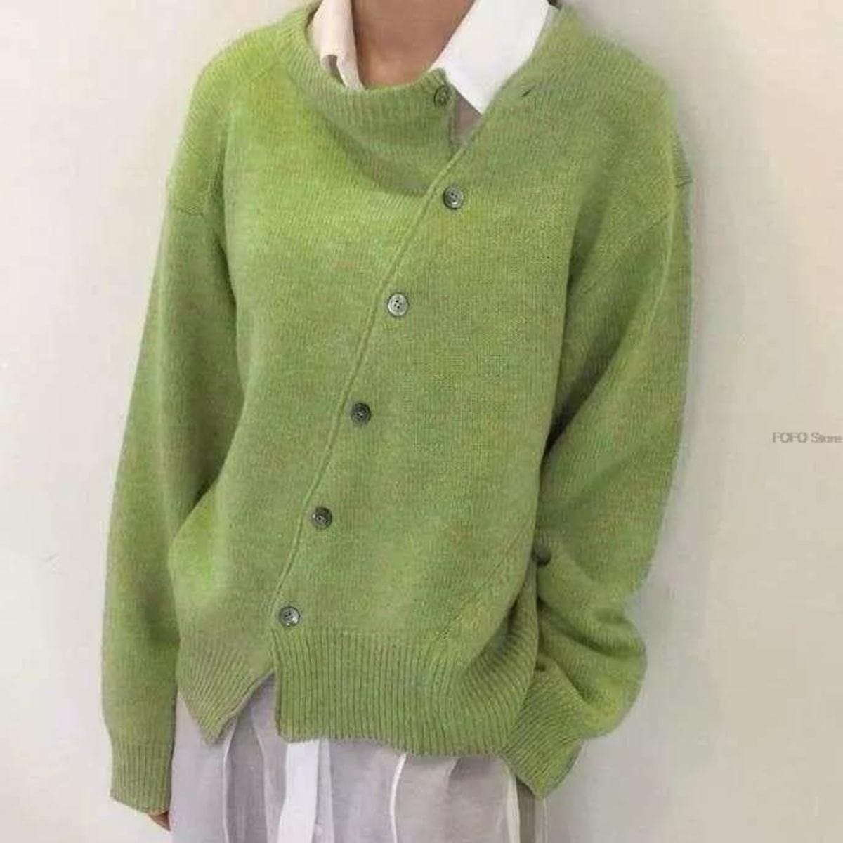 Women’s Oversized Button-Front Cardigan Sweater