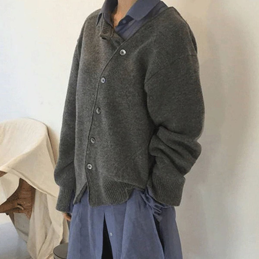 Women’s Oversized Button-Front Cardigan Sweater