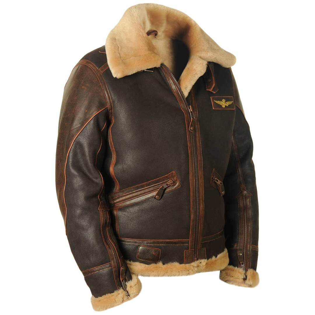 Men’s Classic Shearling Aviator Jacket