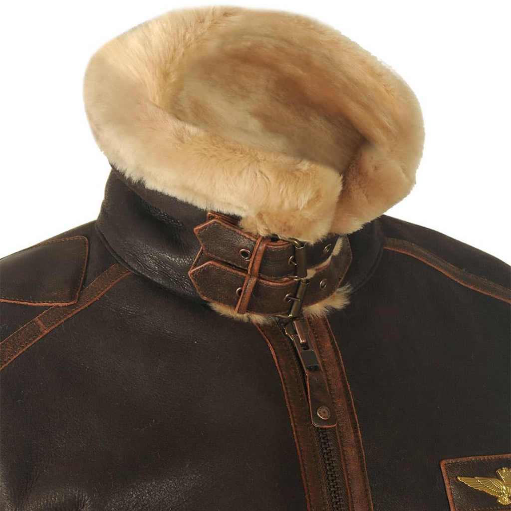 Men’s Classic Shearling Aviator Jacket