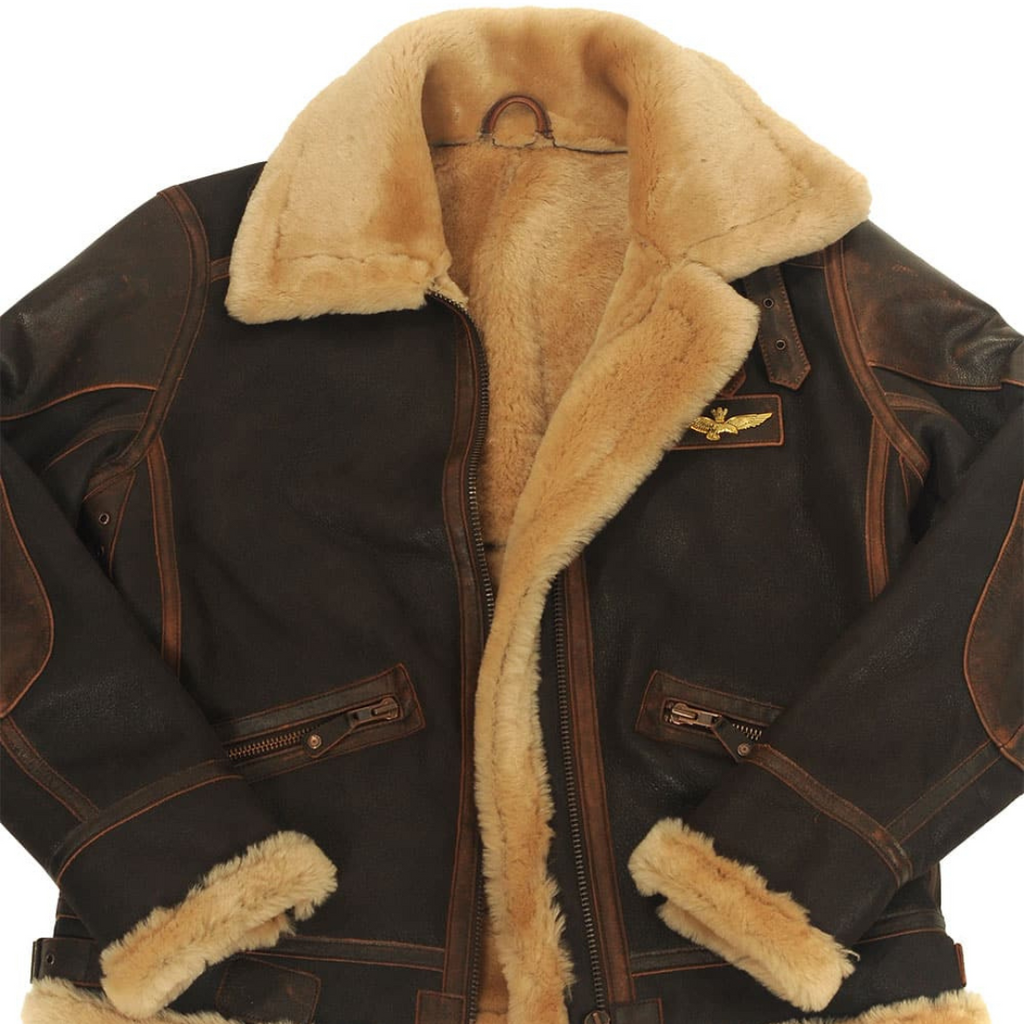Men’s Classic Shearling Aviator Jacket
