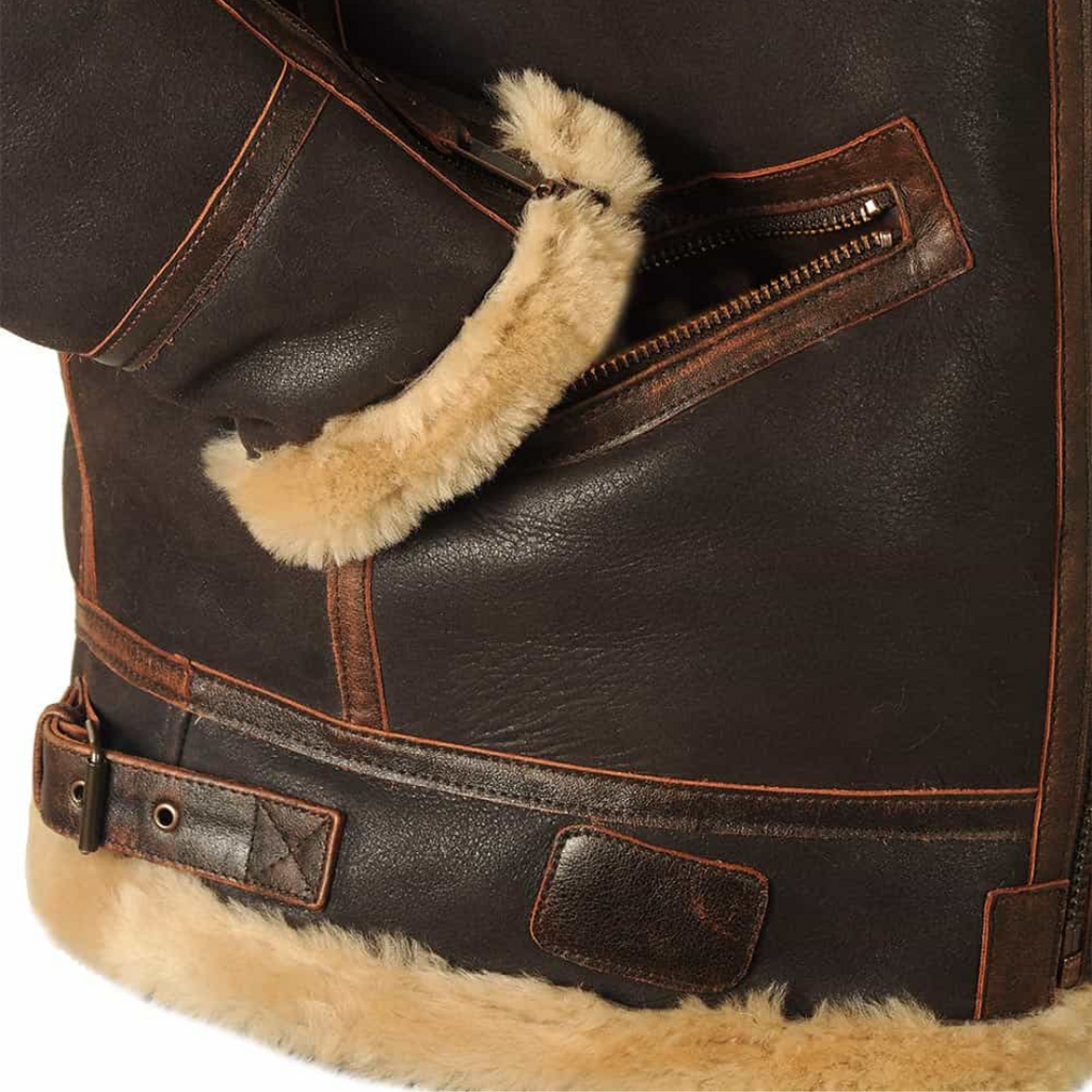 Men’s Classic Shearling Aviator Jacket