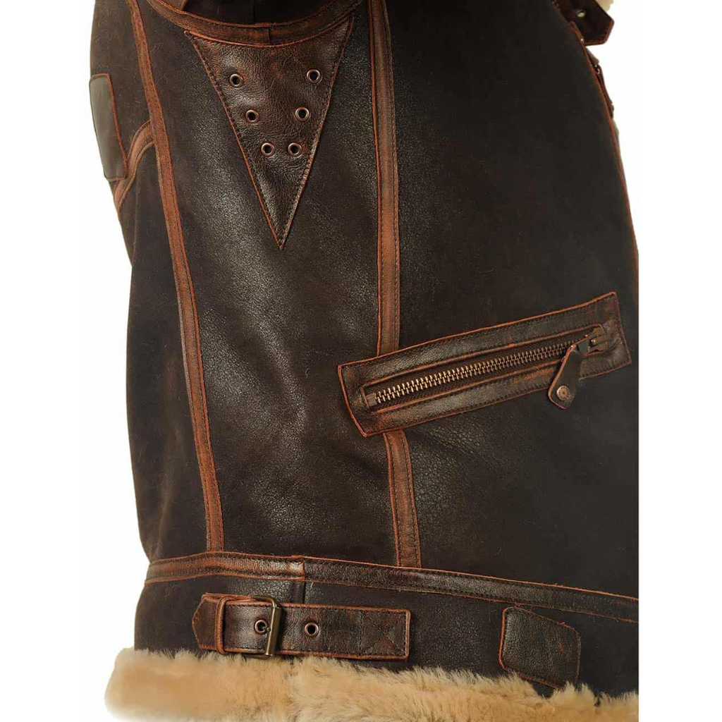 Men’s Classic Shearling Aviator Jacket