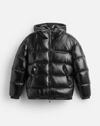 Men’s Modern Short Winter Coat Black