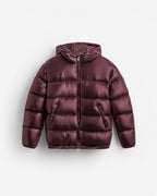 Men’s Modern Short Winter Coat Red