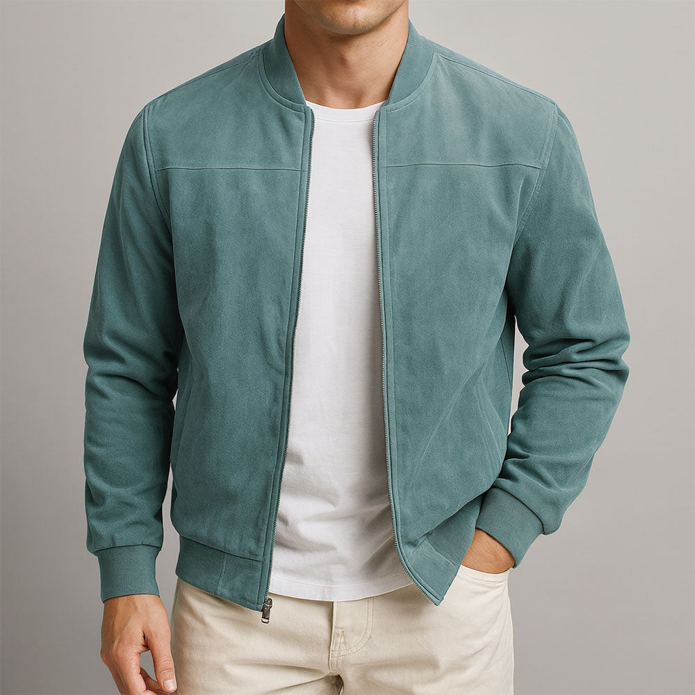 Men’s Modern Lightweight Casual Jacket Light Blue