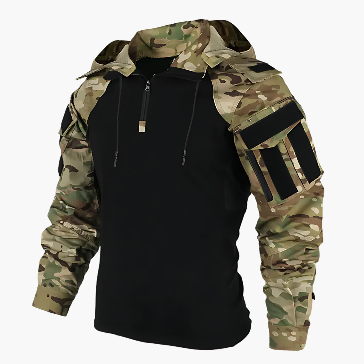 Men’s Outdoor Tactical Jacket with Hood Army Green