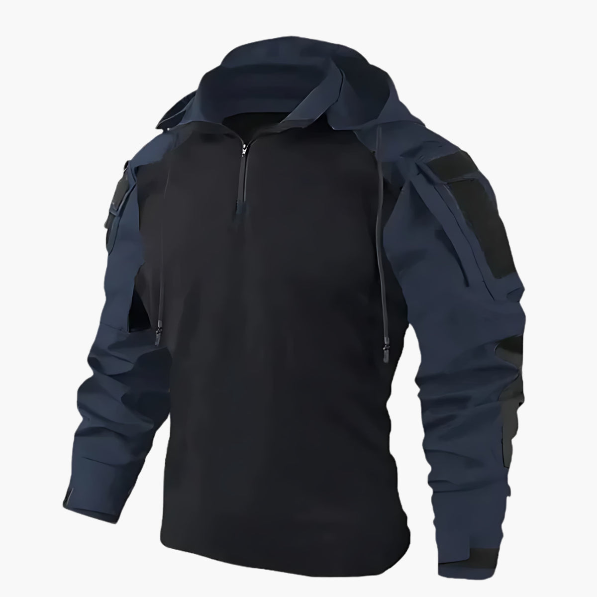 Men’s Outdoor Tactical Jacket with Hood Blue