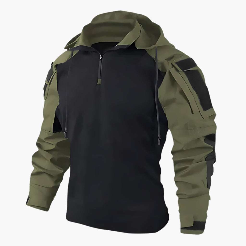 Men’s Outdoor Tactical Jacket with Hood Green