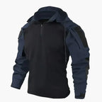 Men’s Tactical Jacket with Water-Resistant Finish Navy