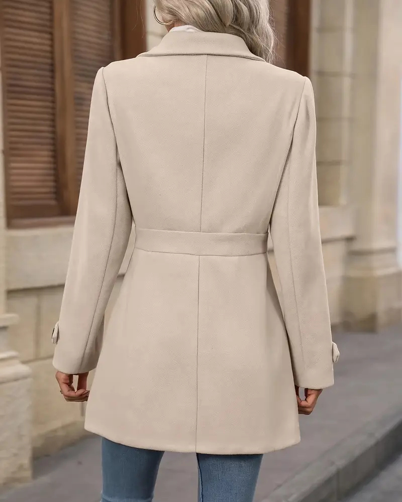Women’s Elegant Tailored Longline Coat