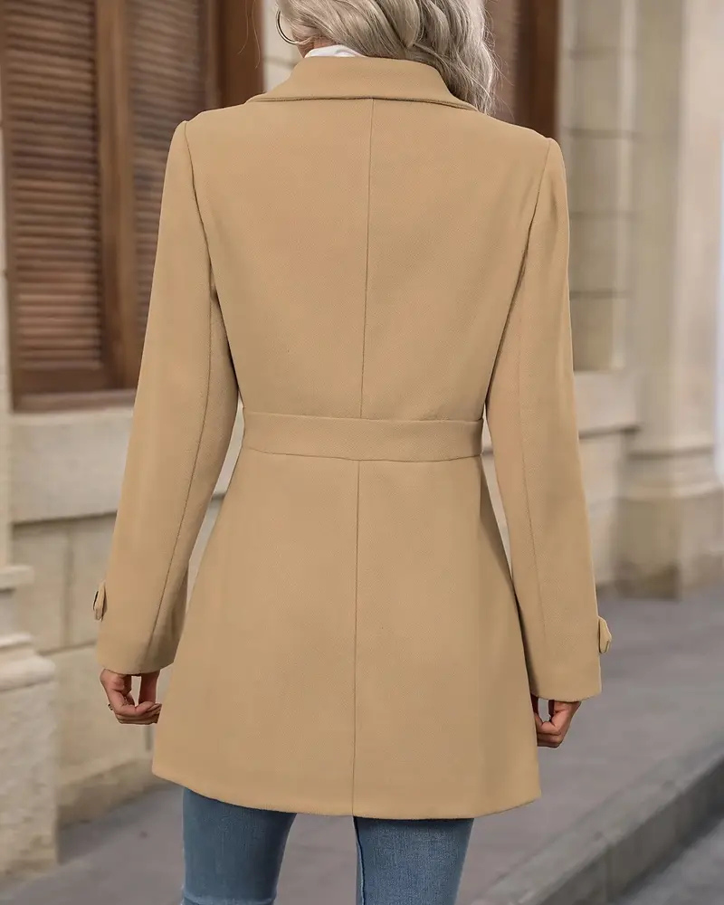 Women’s Elegant Tailored Longline Coat