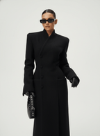 Women’s Elegant Tailored Maxi Coat