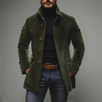 Men’s Stylish Textured Jacket Green