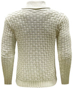 Men’s Warm Textured Knitted Jumper