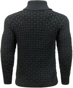 Men’s Warm Textured Knitted Jumper