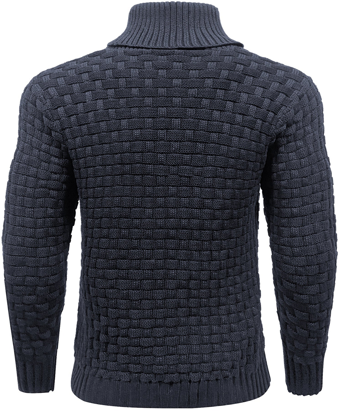 Men’s Warm Textured Knitted Jumper