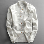 Men’s Modern Textured Overshirt Jacket White