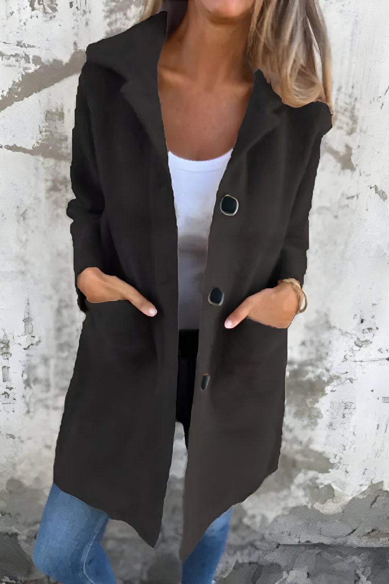 Women’s Warm Thick Autumn Coat Black