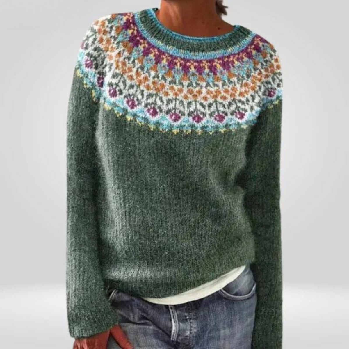 Women’s Vintage Island Knitted Jumper